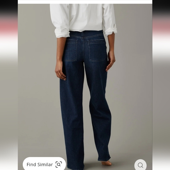 American Eagle Outfitters Womens Super High Rise Baggy Wide Leg Jeans - Picture 3 of 8